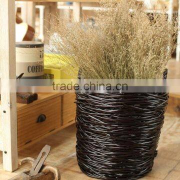 Rattan Laundry Basket Washing Laundry Hamper photo-2