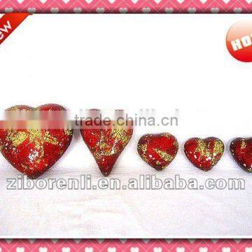 Red Color Centerpieces Wedding Glass Vase Tall