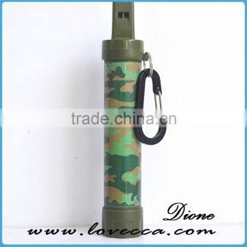 Life survival emergency straw military use plastic reuable replacement drinking straw