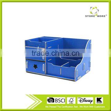 DIY Home Desk Double Drawer Cosmetic Organizer photo-2