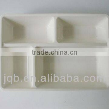 Square Melamine Mess Tray With Cover