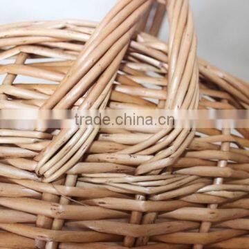 Set of 2 Cheap Natural Wicker Decorative Baskets photo-6