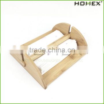 Fancy Tissue Box Holder/ BambooTissue Holder Homex-BSCI