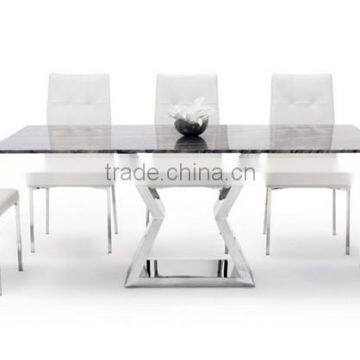 FF-071 Factory Price Stainless Steel Dining Table Base Metal Furniture Legs photo-5