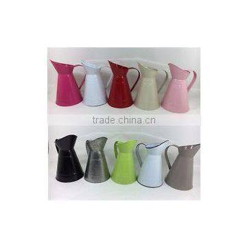 Wholesale Good Quality Round decorative metal Flower Jug