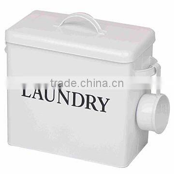 Household Large Capacity Metal Laundry Powder Box Tin Storage Container