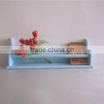 Red Decorative Wall Shelf Wood Nursery Wall Shelf photo-2