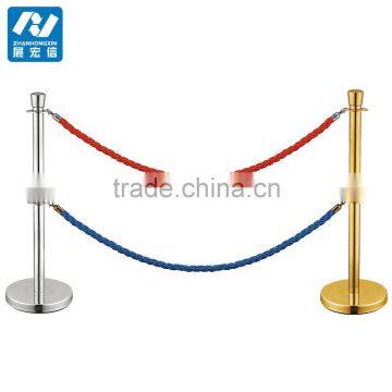 Heavy Duty Stainless Steel Crown Top Queue Pole Barrier photo-4