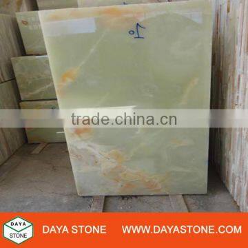 High Quality marble Iran Light Green Onyx slabs