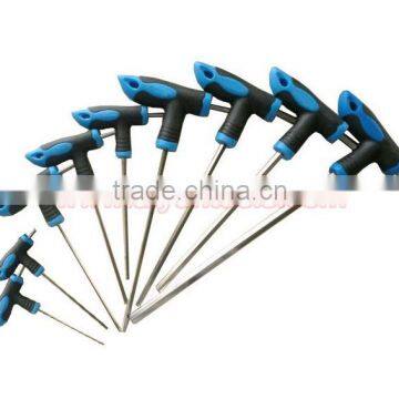 9pcs/set T Handle Allen Hex Key Wrench Spanner Set Hexagon Wrench Set T Type photo-2