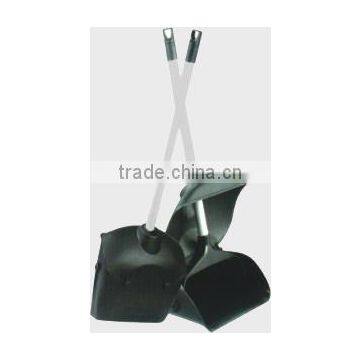 plastic handle dustpan with long brush