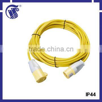 IP44 CEE male connector type high quality 220v extension cord