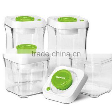 food grade BPA free plastic clear food container safe food box with sealed lid
