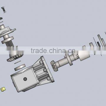 Hot Sale 1:1.71 Ratio Lawn Mower Gearbox photo-5