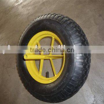 For wheelbarrow hot sale 3.50-8 pneumatic rubber wheel