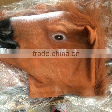 Vinyl Cosplay Animal Horse Head Masquerade Mask photo-6