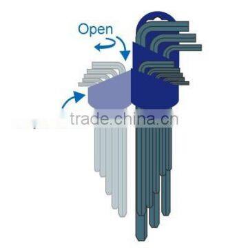 Magnetic Hex Key Wrenches 9 Pc Set With Holder photo-3