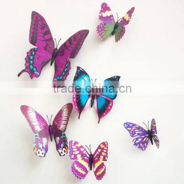 DIY Decoration 3d Wall Stickers, Butterfly Cut Out Pattern Removable Home Wallpaper photo-3