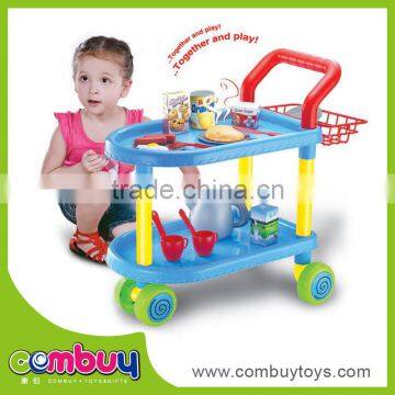 Wholesale Children Breakfast Shopping Cart Toy