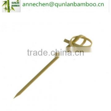 Fruit picking bamboo loop skewer