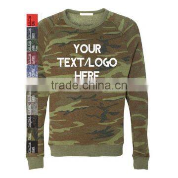 Unisex Adult Clothing customized sport camo sweatshirt Crewneck camouflage hoodie Sweatshirt