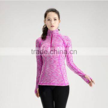 Spring Summer lady sport runing jacket ,women tight sport coat lady tight jacket