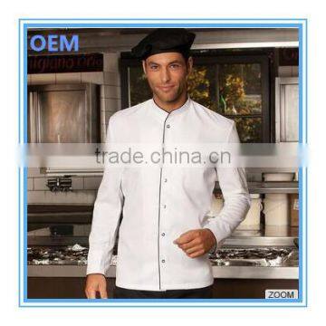 Hot sale custom long sleeved chef uniform