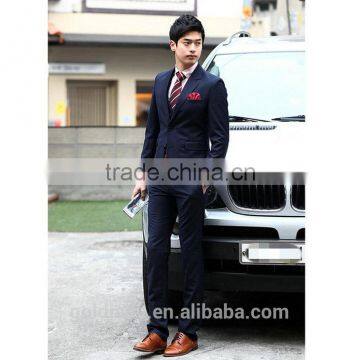 High Quality Formal Business Stand Collar Suits for Men photo-6