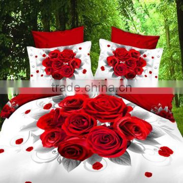 Factory custom digital print new cotton fabric bed sheet