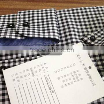 Men Gingham Shirts 100 Cotton Checks/plaids Shirt Button Down High Collar Shirts photo-2