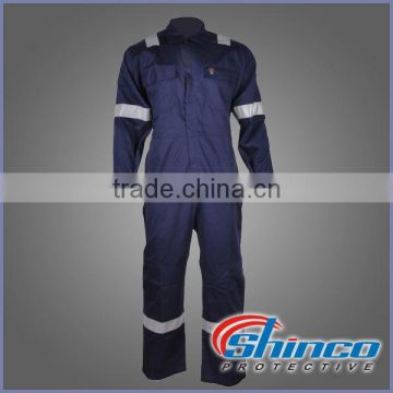 EN11611/NFPA2112Anti-static oil resistant flame retardant aramid IIIA oil field &gas station coverall