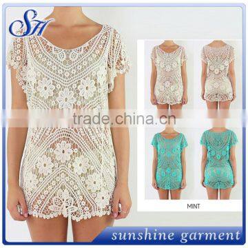 2016 lace camisole with short sleeve wholesale