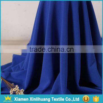 High Quality Royal Blue 100% Pure Polyester Plain Chiffon Fabric for Dresses