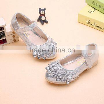 MLS01085 Popular Leather Kids Dress Baby Girls Shoes 2017 photo-4