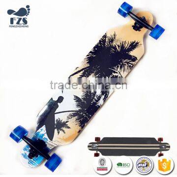 HSJ241 Factory Longboard Price Skateboard Wooden Skateboard photo-3