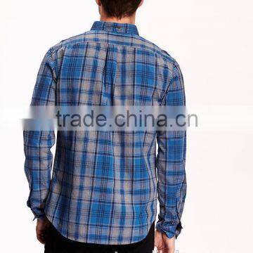OEM Top Quality Fashion 100% Men Cotton Shirts photo-2