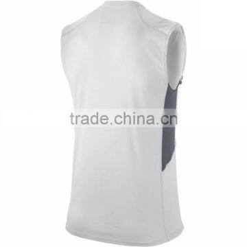 Fitness Customized Mens BaSEtball Sports Sleeveless T-shirt photo-2