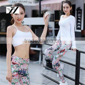 2017 High Quality Quick Drying Printed Yoga Sports Pants for GYM photo-2