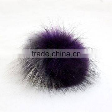 Myfur Factory Direct Supply 100% Real Raccoon Fur Pom Poms In High Quality