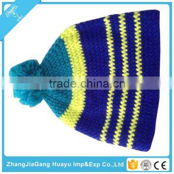 Brand new type knit beanie with ball for decoration