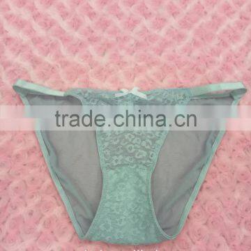 OEM Service Breathable Lace Underwear Woman Bra Panty Set photo-5