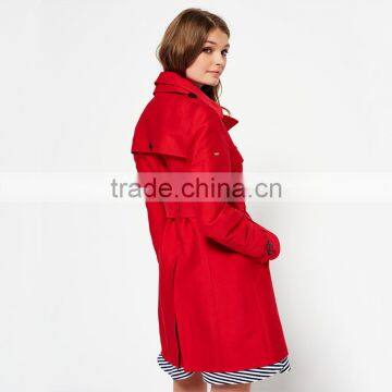 Classically Styled Belle Trench Coat Women Long Winter Windbreaker Jacket photo-3