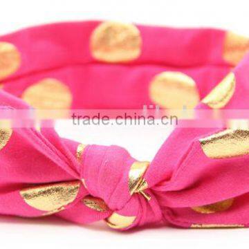 2016 New Design Knot Headband for Kids, Printed Knot Kids Headband photo-3