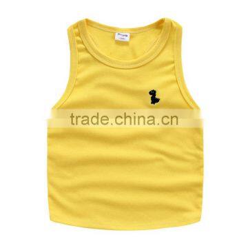 Wholesale Summer Sleeveless Cotton Boys Casual Children Tops photo-6