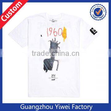 Custom Plain White Printed T-shirt Wholesale CVC T-shirt Guangzhou