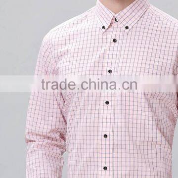 New Design Men Casual Shirts Fancy Plaid Design Wholesale Clothing photo-3