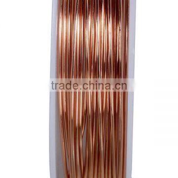 Wholesale Round Rose Gold 0.8mm Copper Beading Wire Thread Cord photo-2