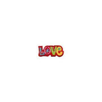 Cutsom / OEM Embroidery Service Iron-On Name Patch Embroidered for Garment