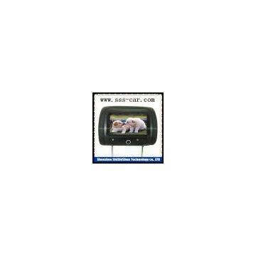 (M-7668AV) Universal Removable 7 Inch Car Rear Seat Headrest Lcd Color Monitor Screen With Hdimi Inputs Support Game Input (optional)