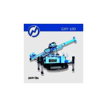 GXY-100 diesel engine high efficiency impact crawler drilling machine for soil test